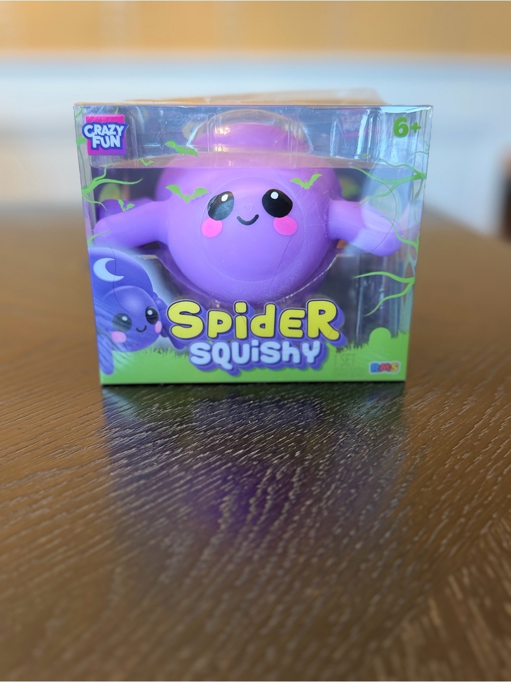 RMS Crazy Fun Purple Spider Squishy Fidget Toy